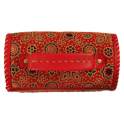 Leather Doctor Sling Bag - Red