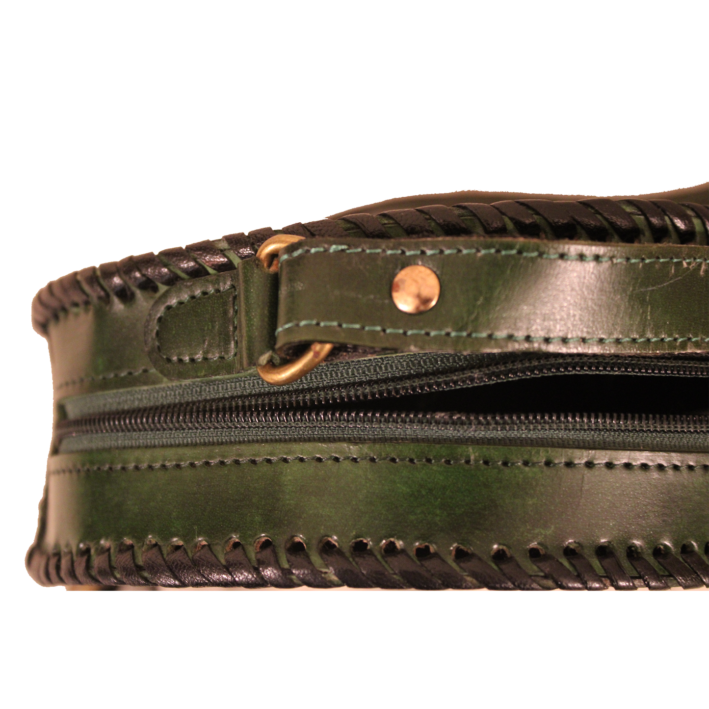 Green Round Crossbody Bag