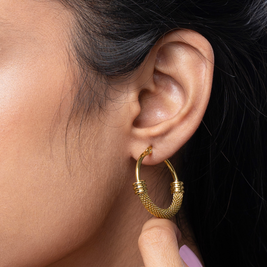 Anti-tarnish Dainty Hoop Earrings