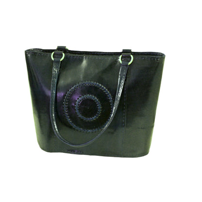 Forest Green Pure Leather Tote Bag